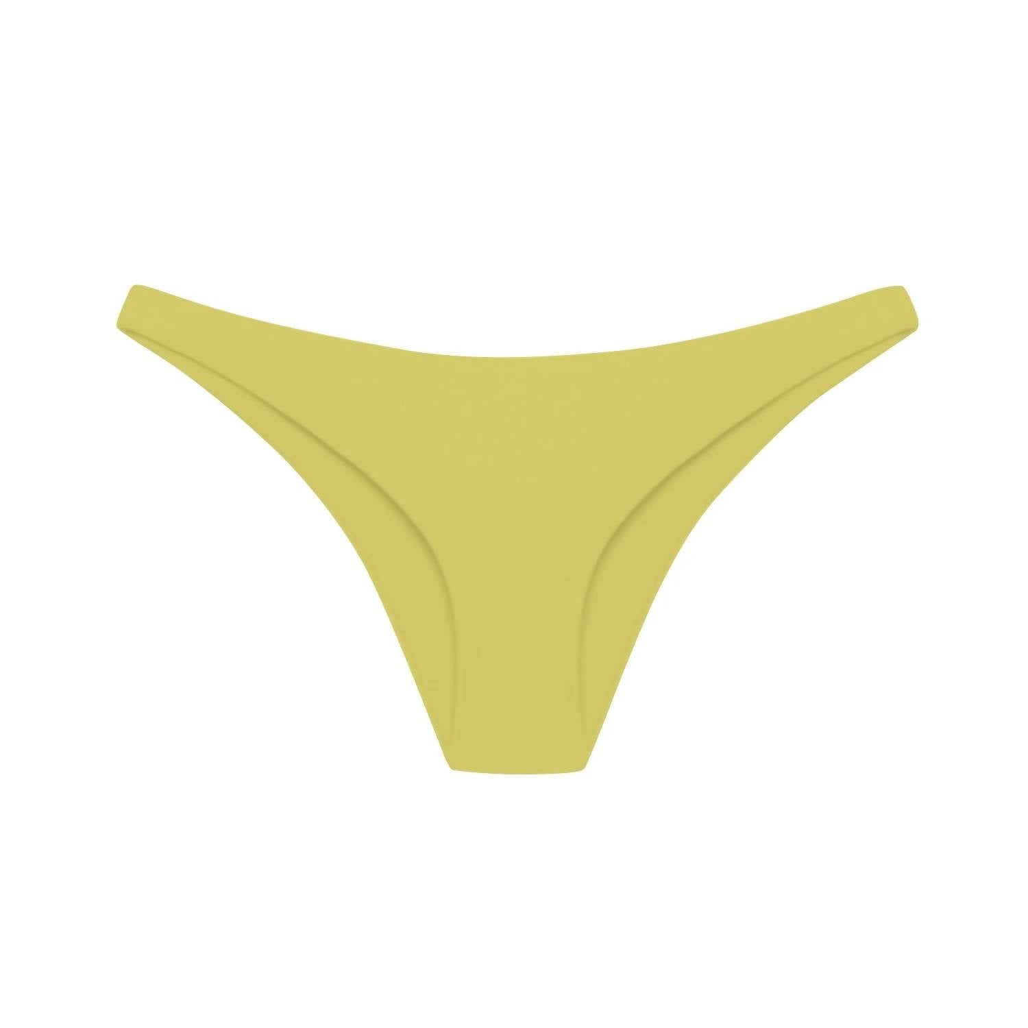 Jade Swim Women's Most Wanted Bottom in citron sheen - women's swimwear