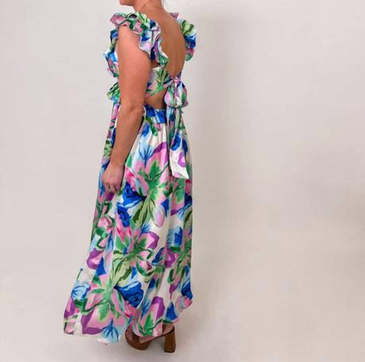 Meet Me In Santorini - Blossom Breeze Maxi Dress