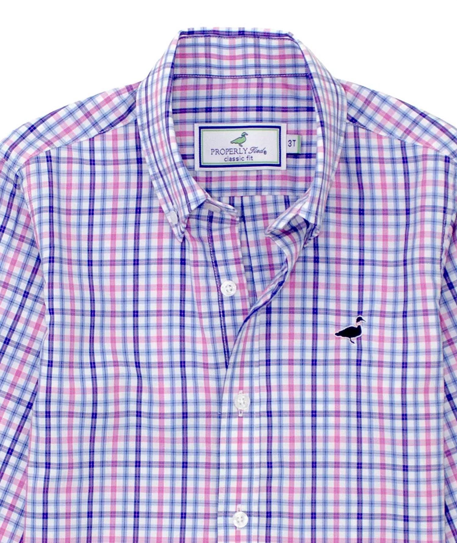 Properly Tied - Boy's Seasonal Sportshirt