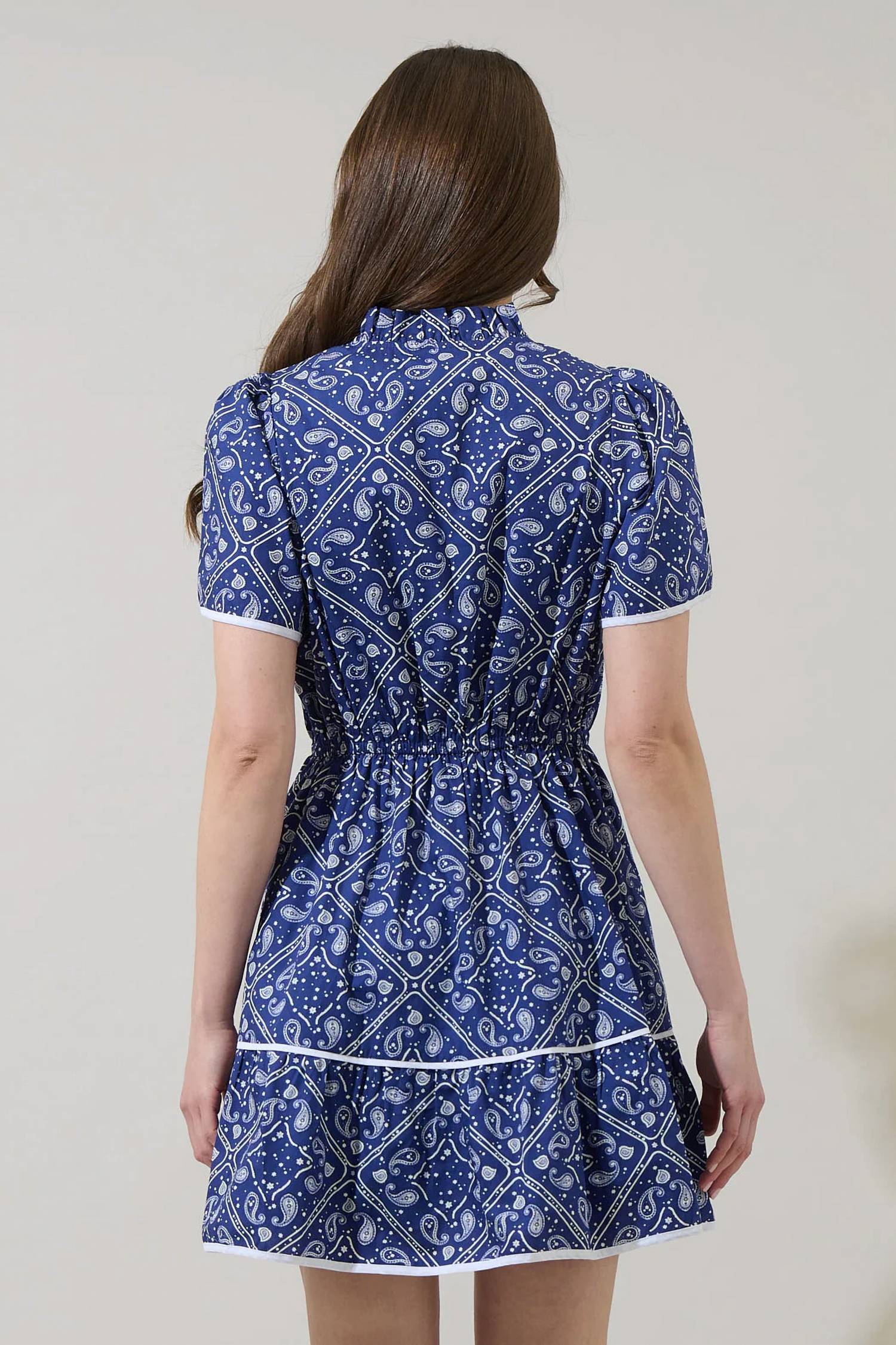 Sugarlips - Zenira Paisley Jazlene Shift Mini Dress