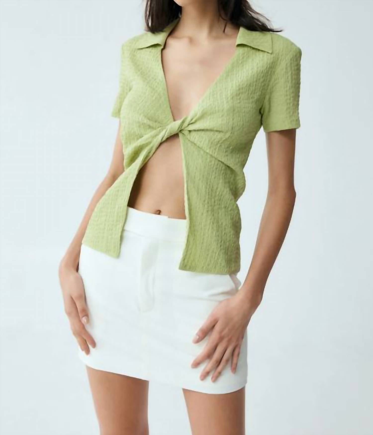 Third Form - Waffle Twist Shirt