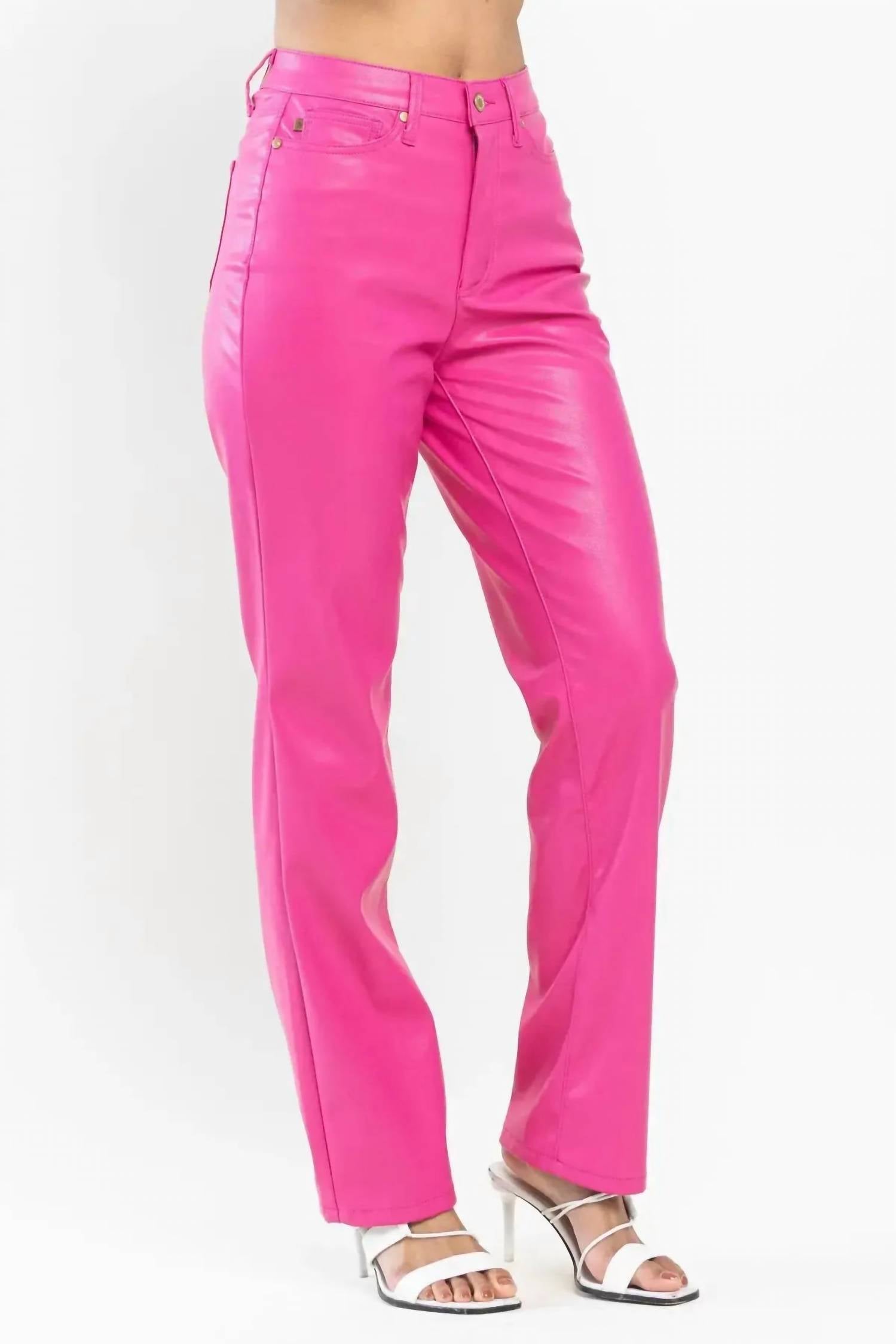Judy Blue - High Waist Tummy Control Top Straight Pants