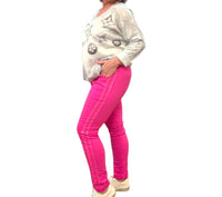 Made In Italy - Italian Magic Pants With A Subtle Chic Glam Side Panel
