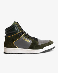 Freshy Men's Bounce High Top Sneaker in olive gray - men's sneaker