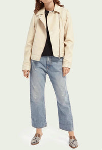 Scotch & Soda - Leather Moto Jacket