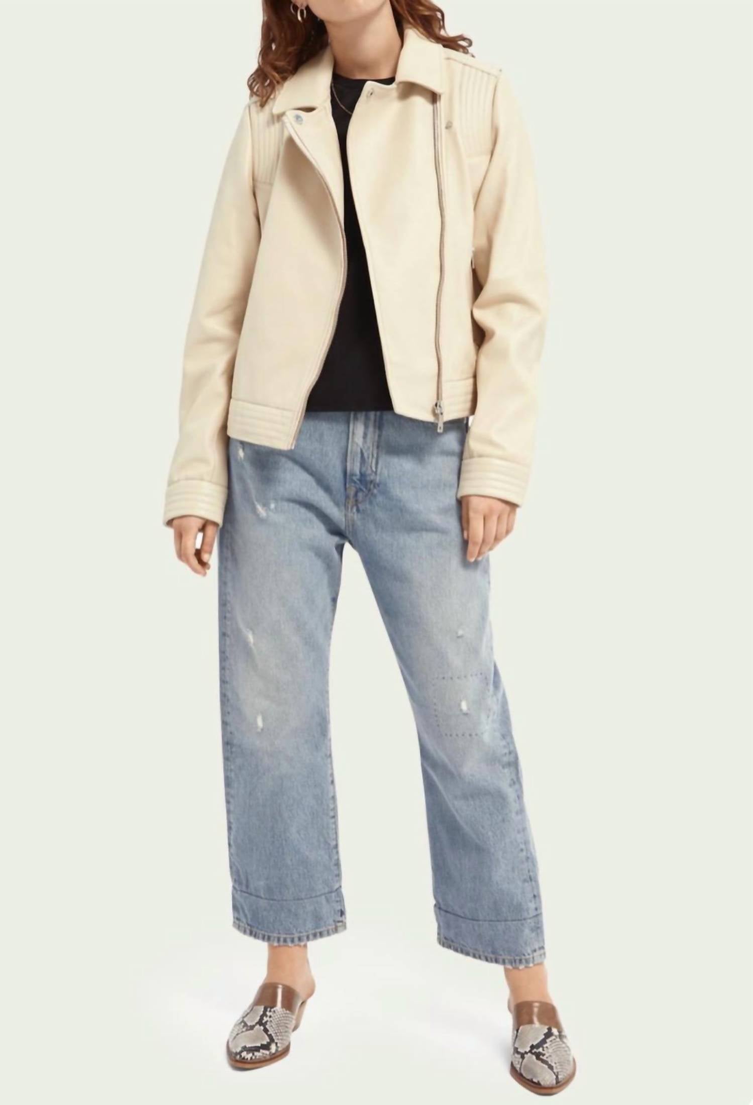 Scotch & Soda - Leather Moto Jacket