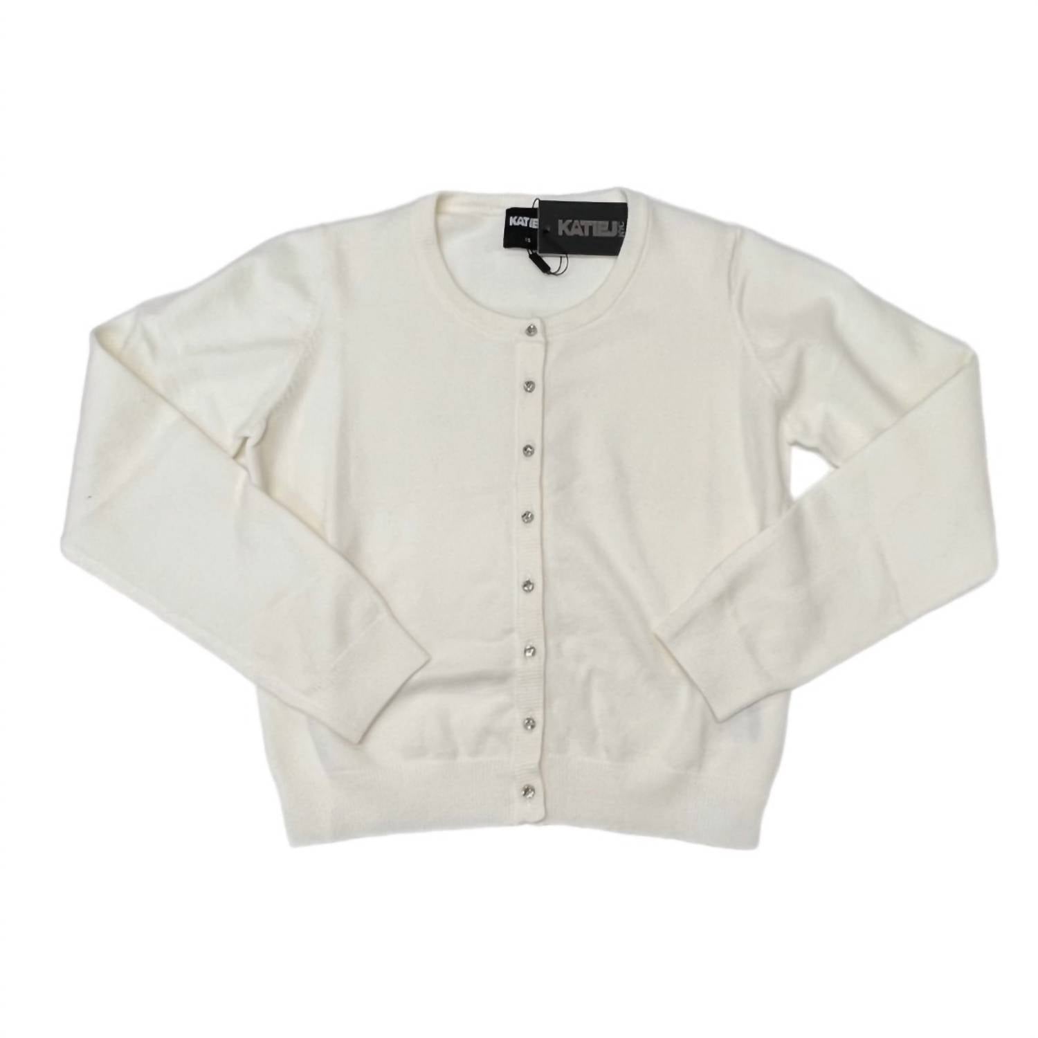Katie J Nyc - Girl's Carrie Jewel Button Cardigan