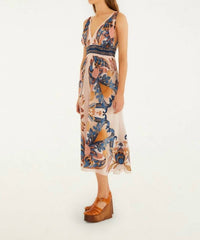 Farm Rio - Garden Scarf Midi Dress