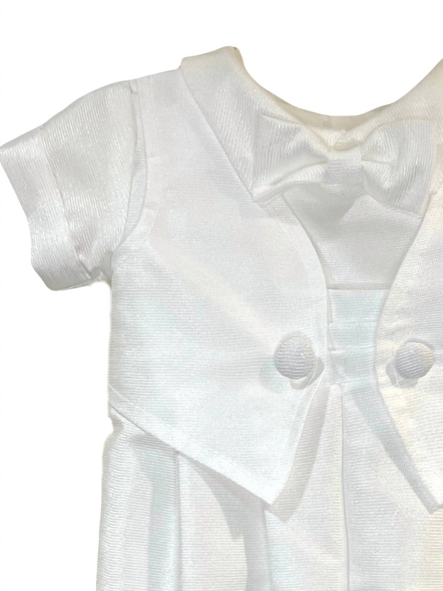 Swea Pea & Lilli - Kid's 2-Piece Poly Bengaline Romper With Bonnet