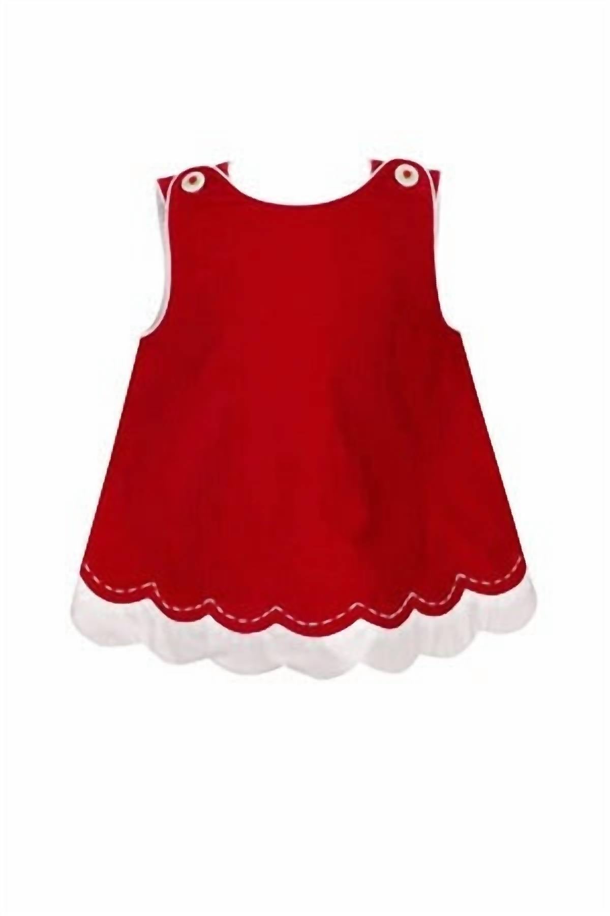 The Proper Peony - Girl's Hazel Corduroy Jumper Dress