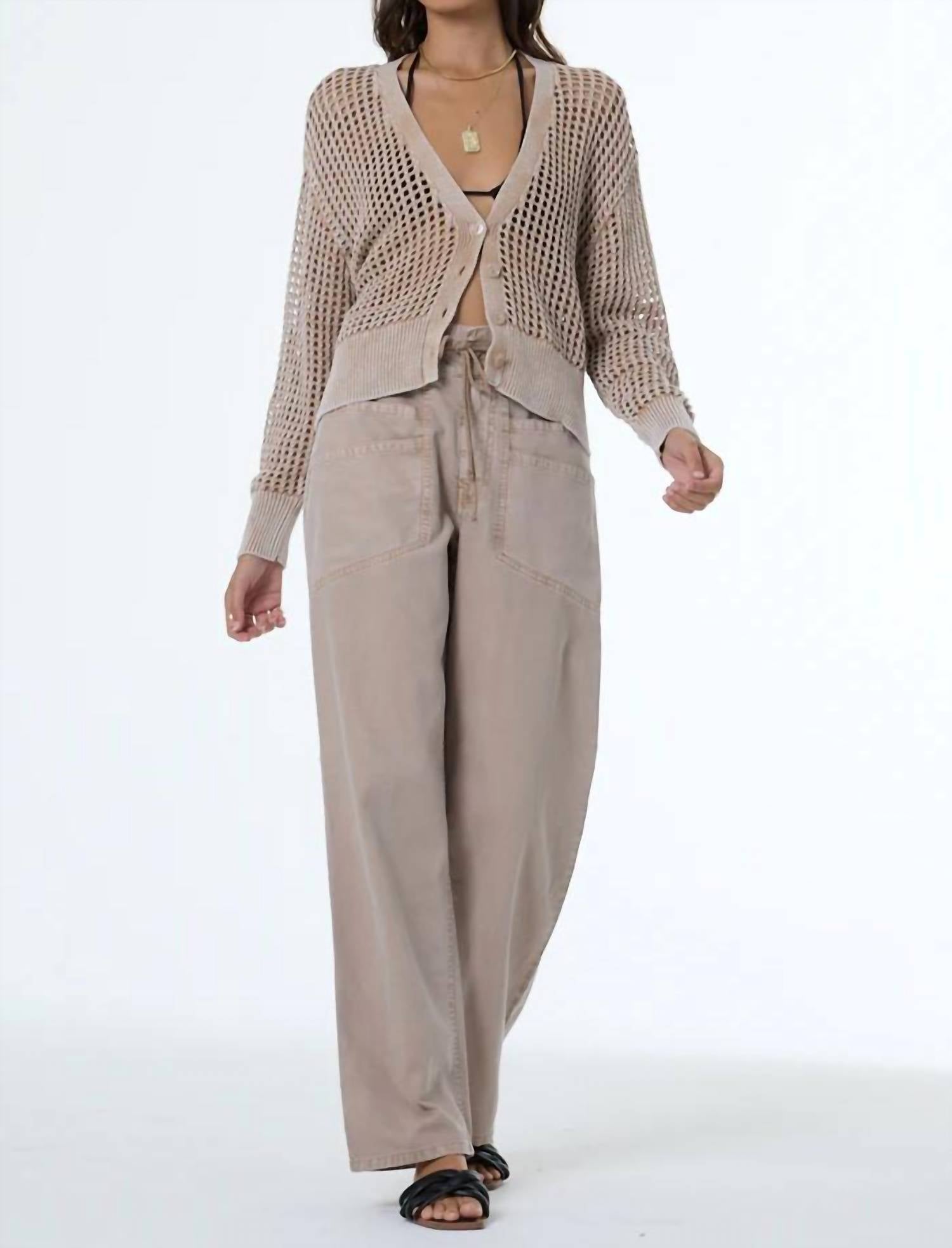 Young Fabulous & Broke - Bradshaw Crochet Cardigan