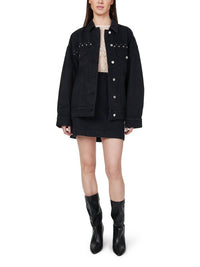 Habitual - Studded Denim Mini Skirt
