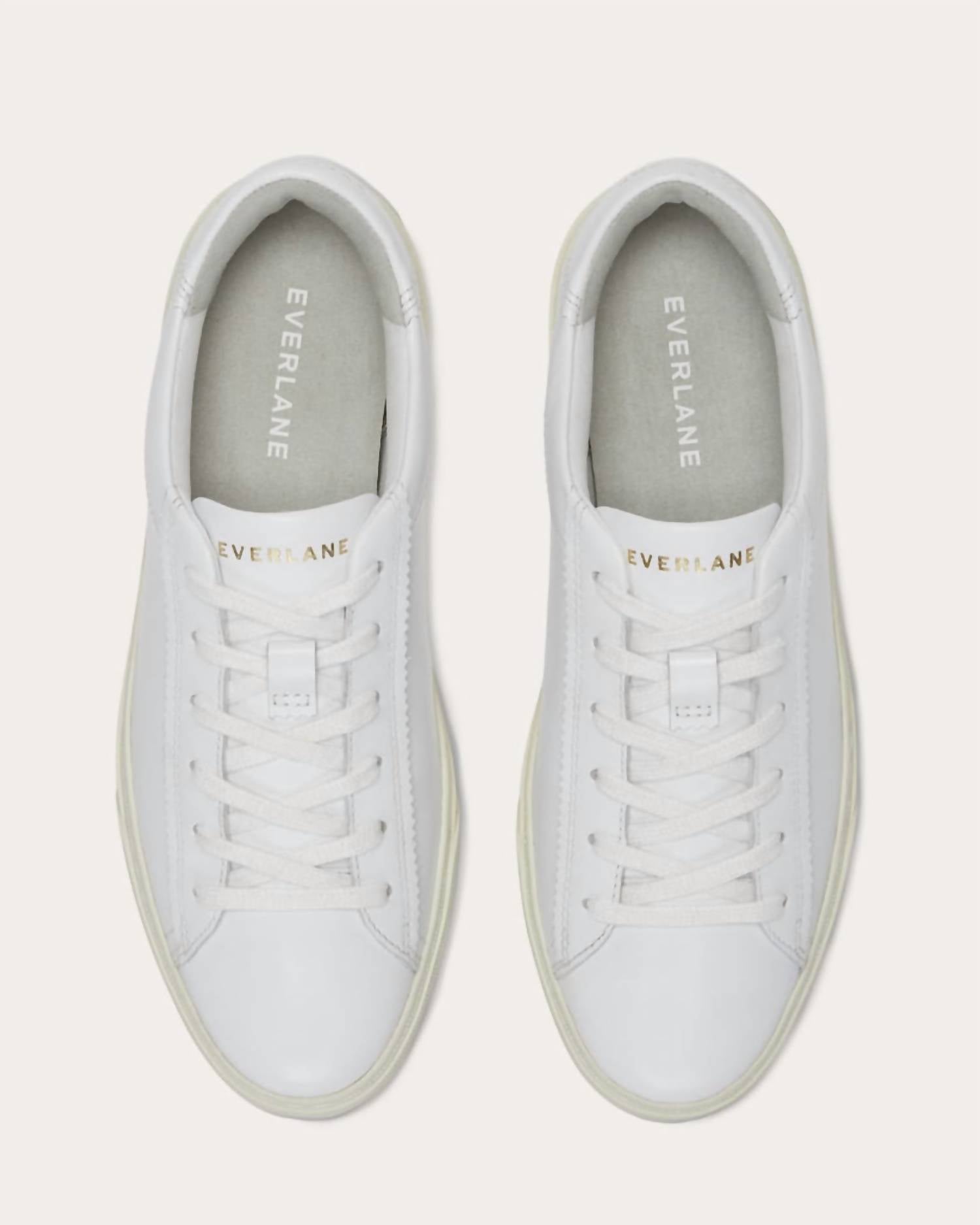 Everlane Women's Day Sneakers in white - women's sneaker - alternate view