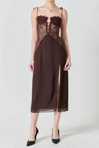 Endless Rose - Lace See Through Midi Dress