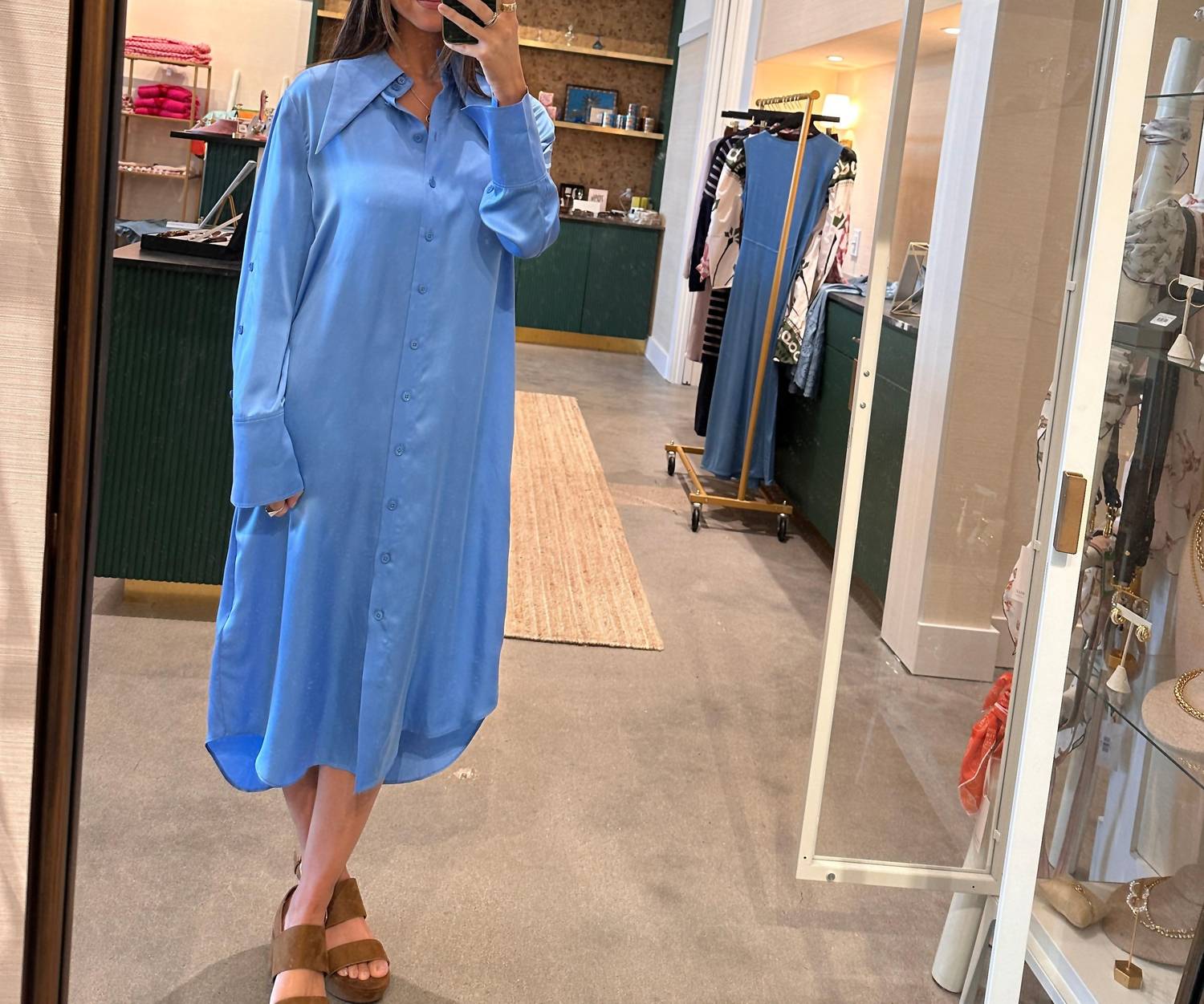 Silk Laundry - Cowboy Shirt Dress