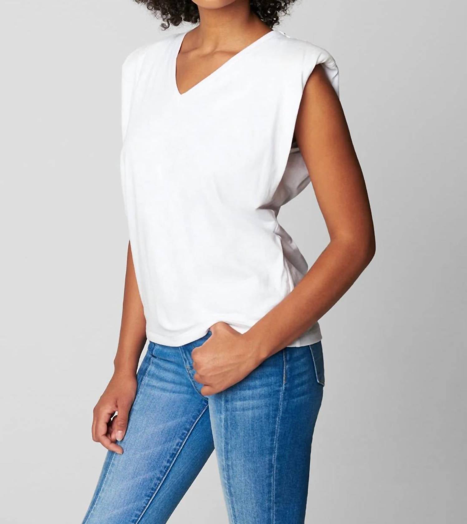 Blanknyc - Shoulder Pad Tank Top