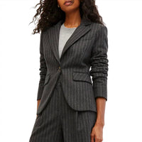 Veronica Beard - Women's Tyra Pinstriped Dickey Jacket