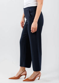 Mac - Chiara Crop Floating Crepe Pants