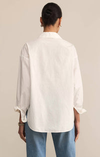 Z Supply - Elevated Poplin Button Up Top