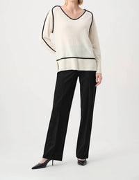 Joseph Ribkoff - Heavy Knit Wide Leg Pull-on Pants
