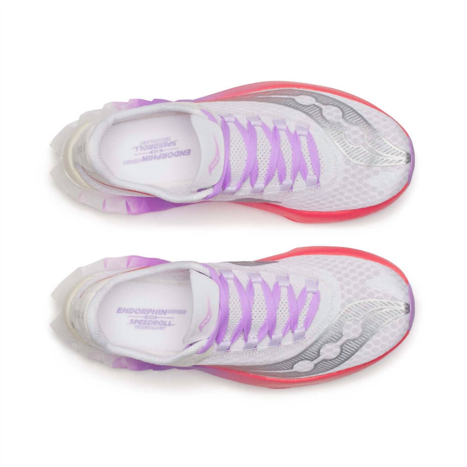 SAUCONY Women's Endorphin Pro 4 Running Shoe in 340 white crocus - women's sneaker - view 4