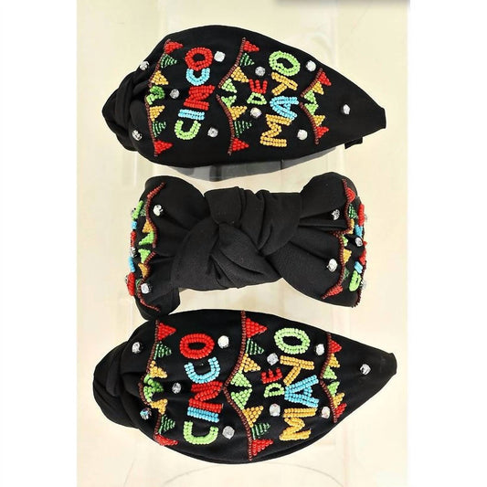 Sophia Collection - Women's Cinco De Mayo Knotted Headband