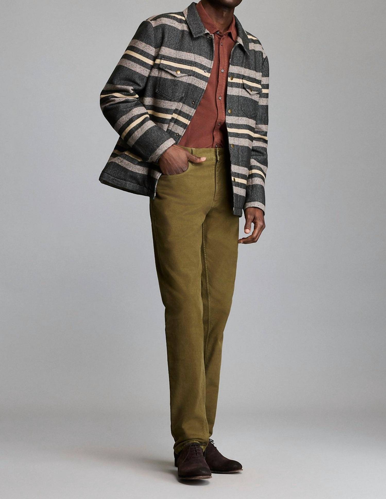 Billy Reid - Heirloom Stripe Woodsman Jacket