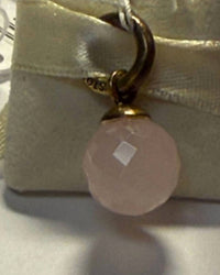 Story Jewellery - Women's Faceted Rose Quartz Drop Charm