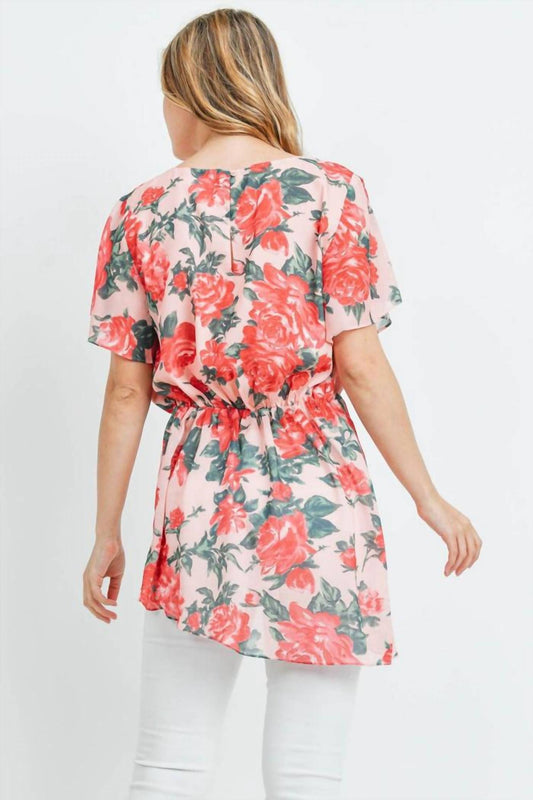 Mittoshop - Short Sleeve Floral Top
