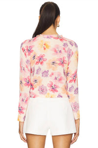 Le Superbe - Coquette Floral Cropped Sweater