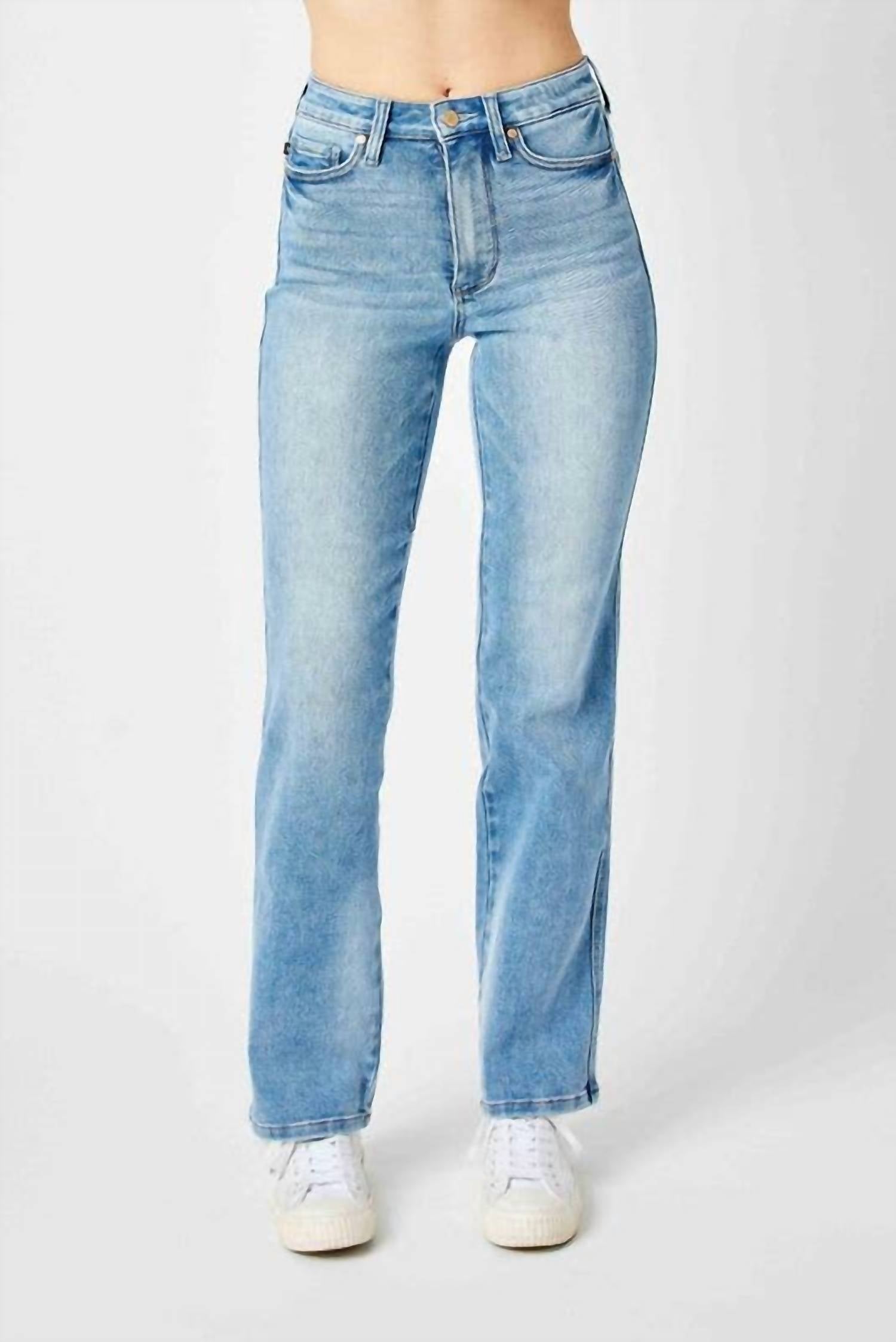 Judy Blue - High Rise Tummy Control Straight Jeans
