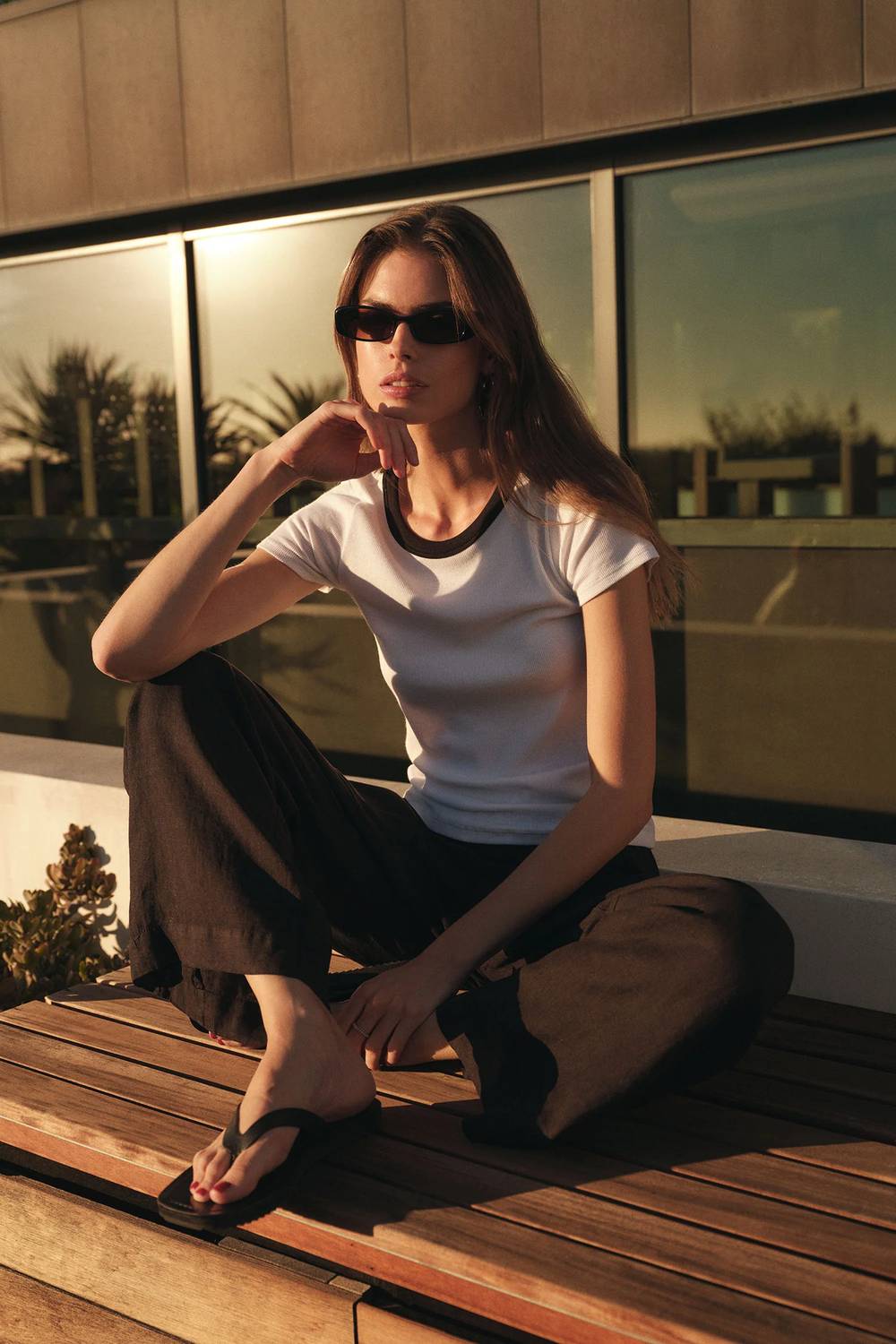 Velvet By Graham & Spencer - Miley Ribbed Tee