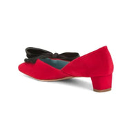 Frances Valentine - Women's Mccall Grace Bow Velvet Shoe