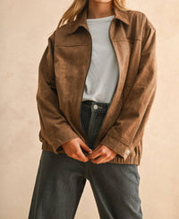 Paige - Oversized Bomber Jacket