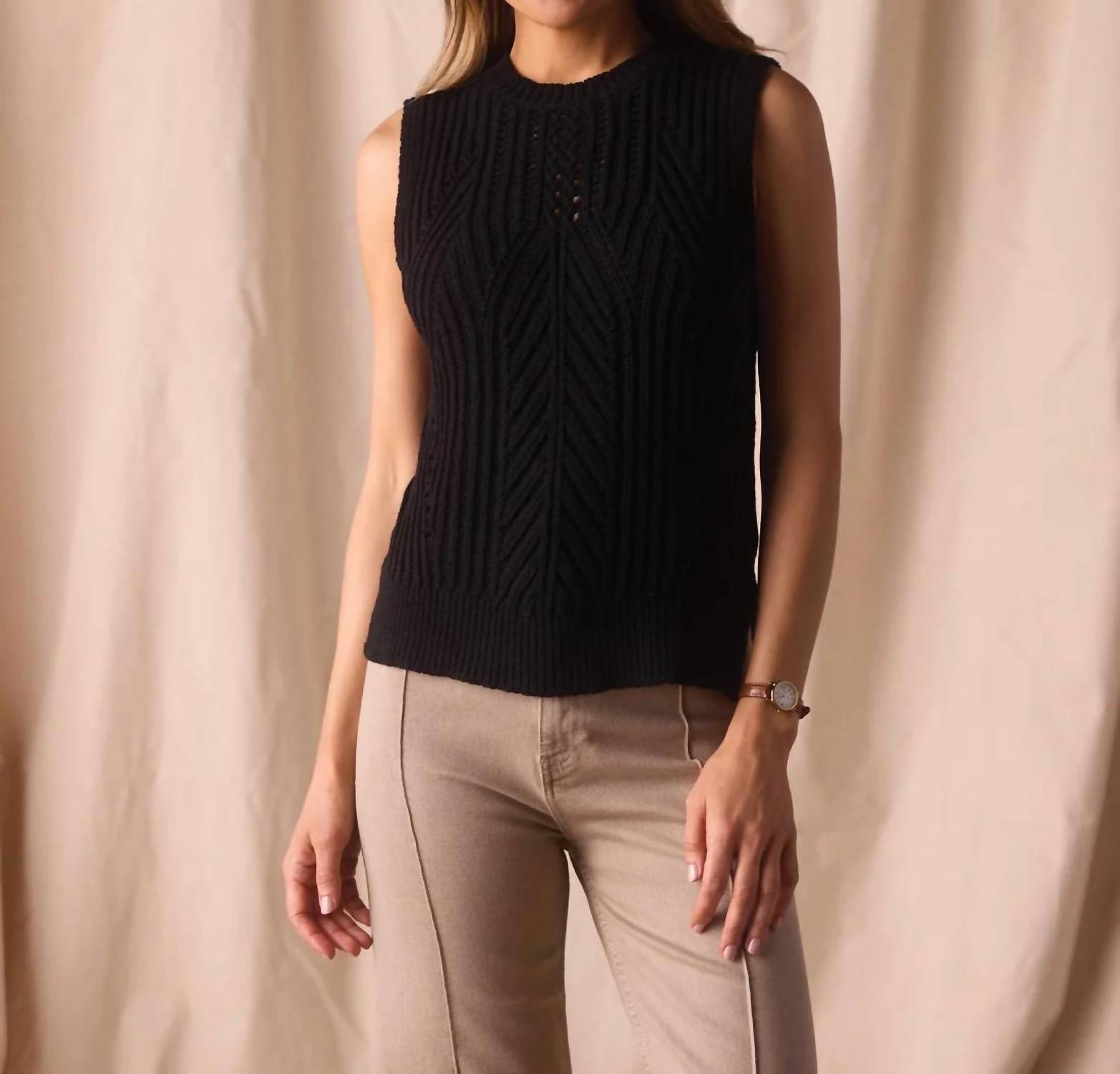 The Normal Brand - Adelaide Knit Hi-neck Tank