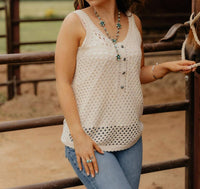 Tasha Polizzi - Crochet Tank Top