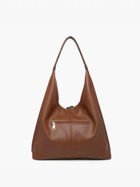 Jen & Co. - Women's Tori Slouchy Hobo Bag With Studded Tassels