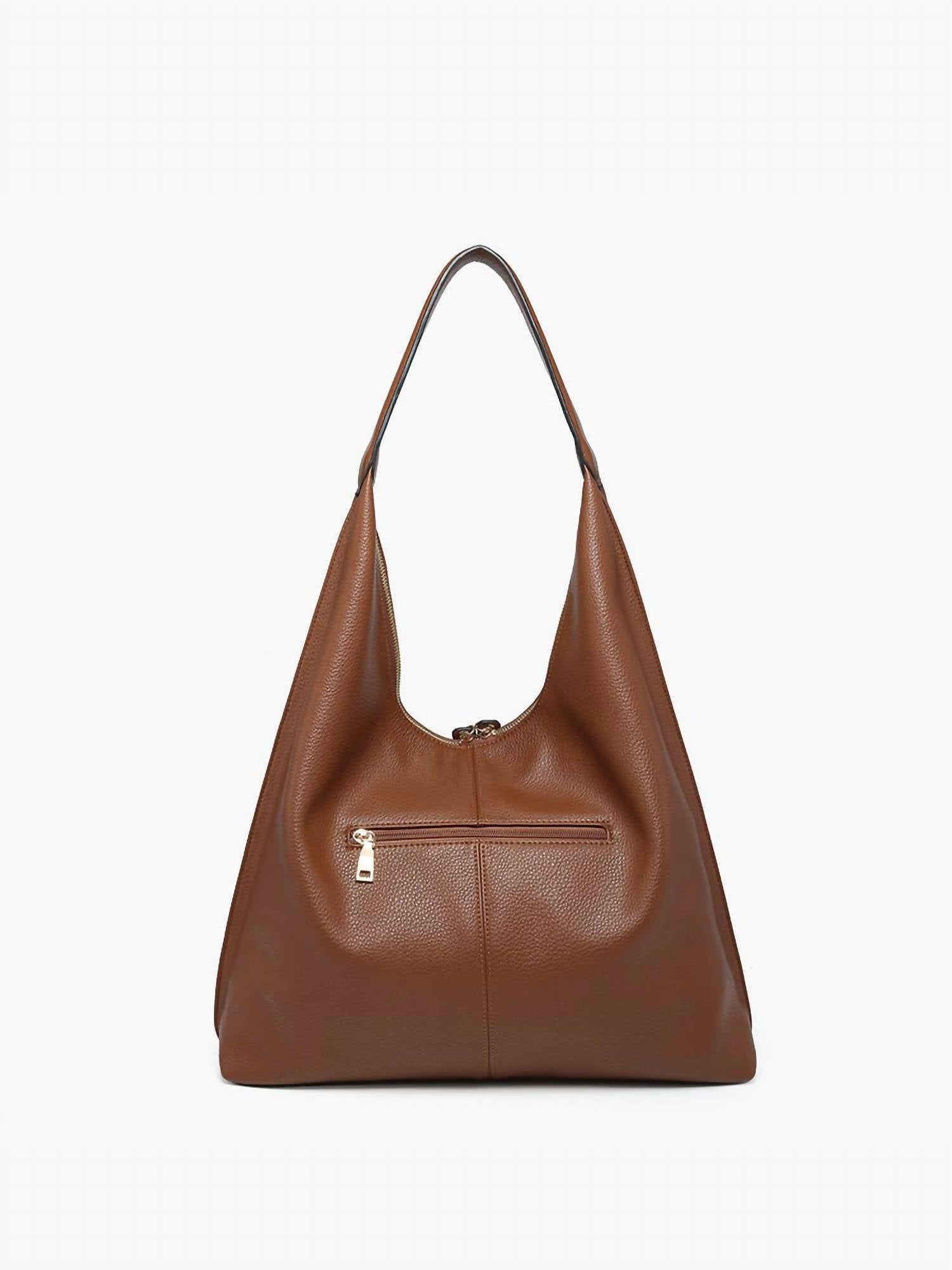 Jen & Co. - Women's Tori Slouchy Hobo Bag With Studded Tassels