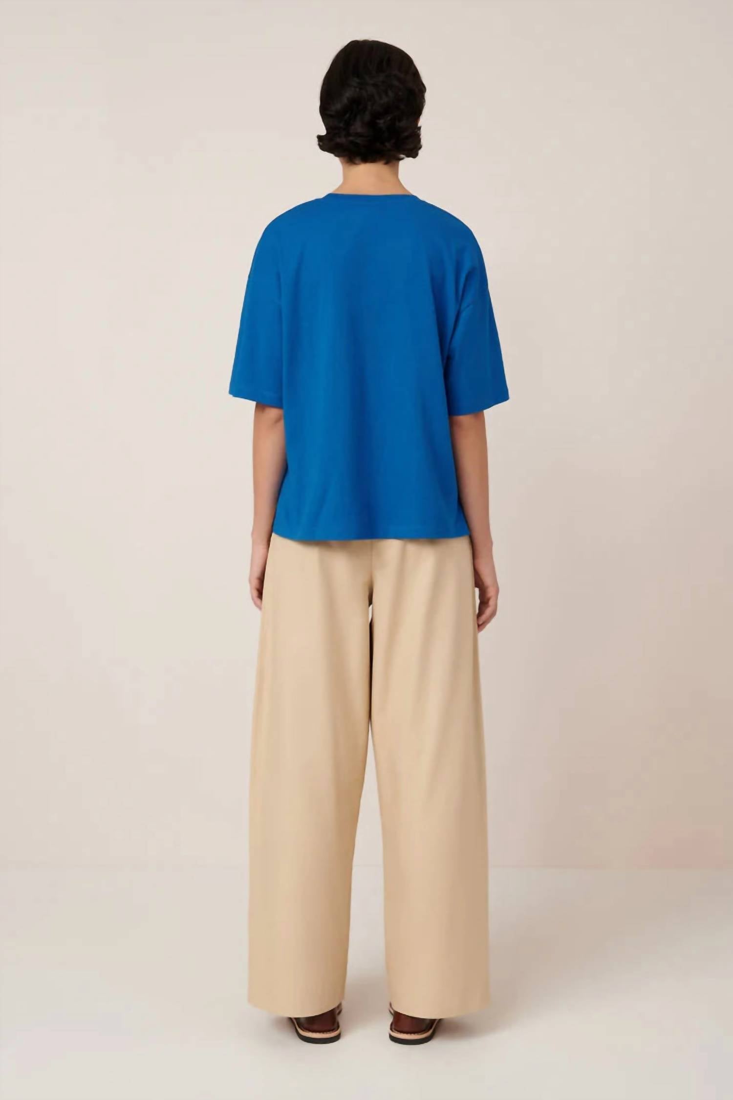 Kowtow Everyday Tee in azure - women's t-shirt - view 6