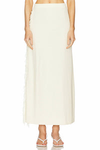 Clea - Canton Fringe Knit Skirt