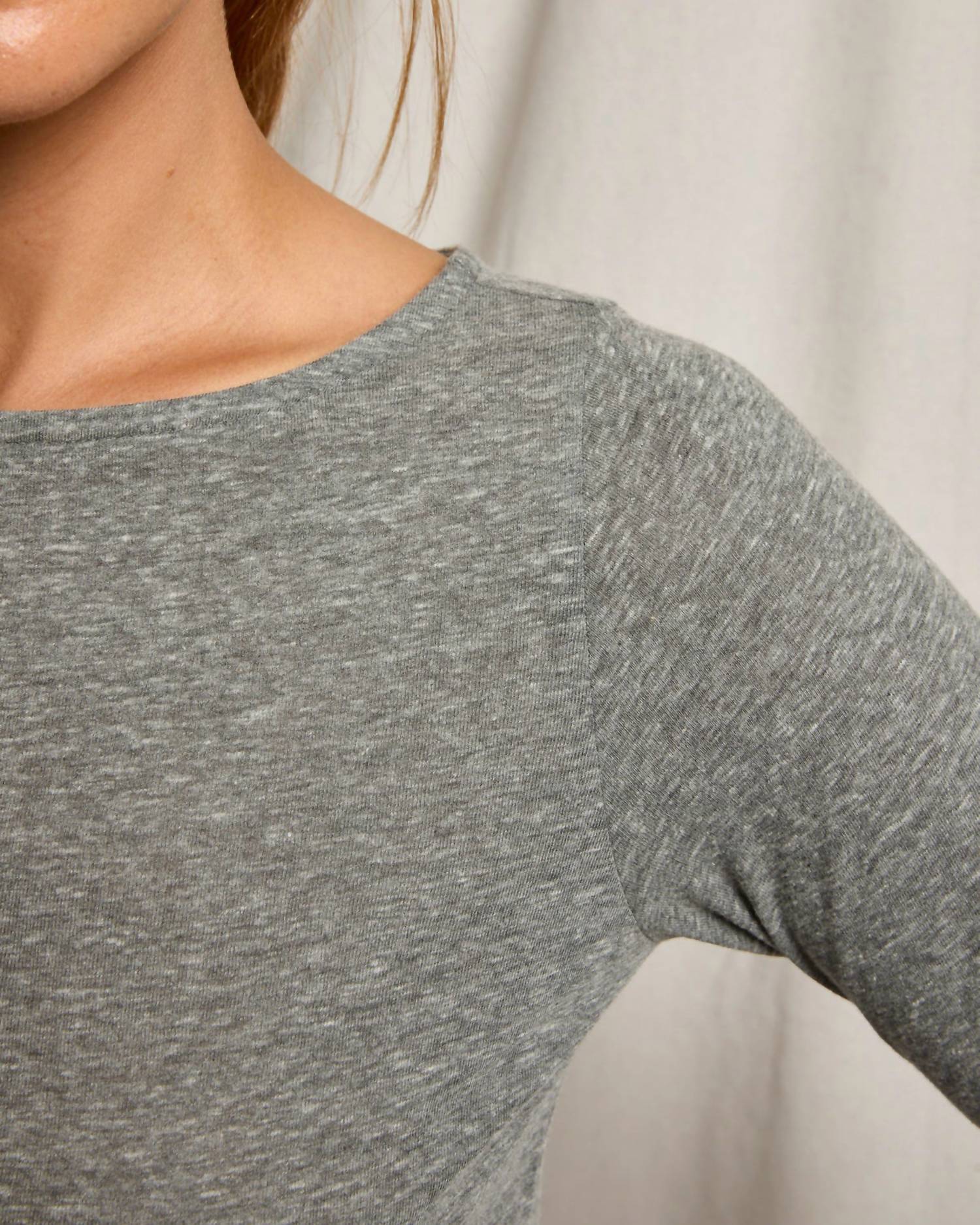 Perfectwhitetee - Parker Cotton Long Sleeve Top