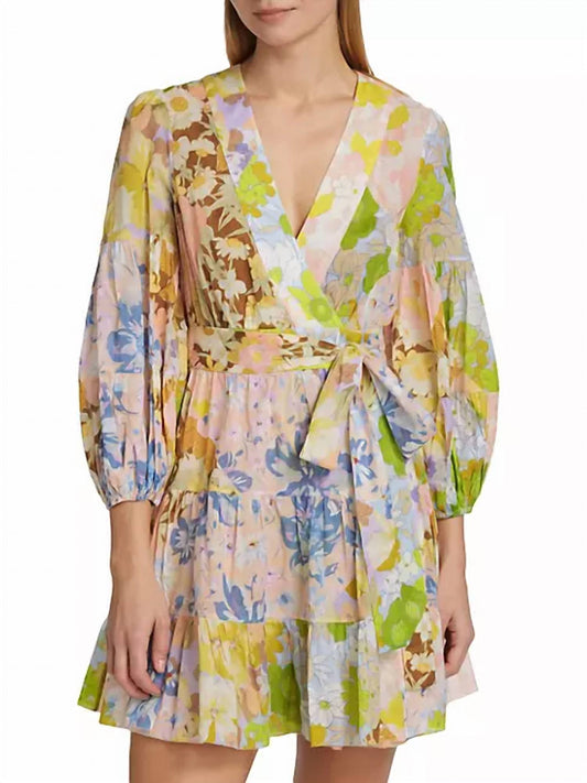 Zimmermann - Pop Wrap Mini Dress