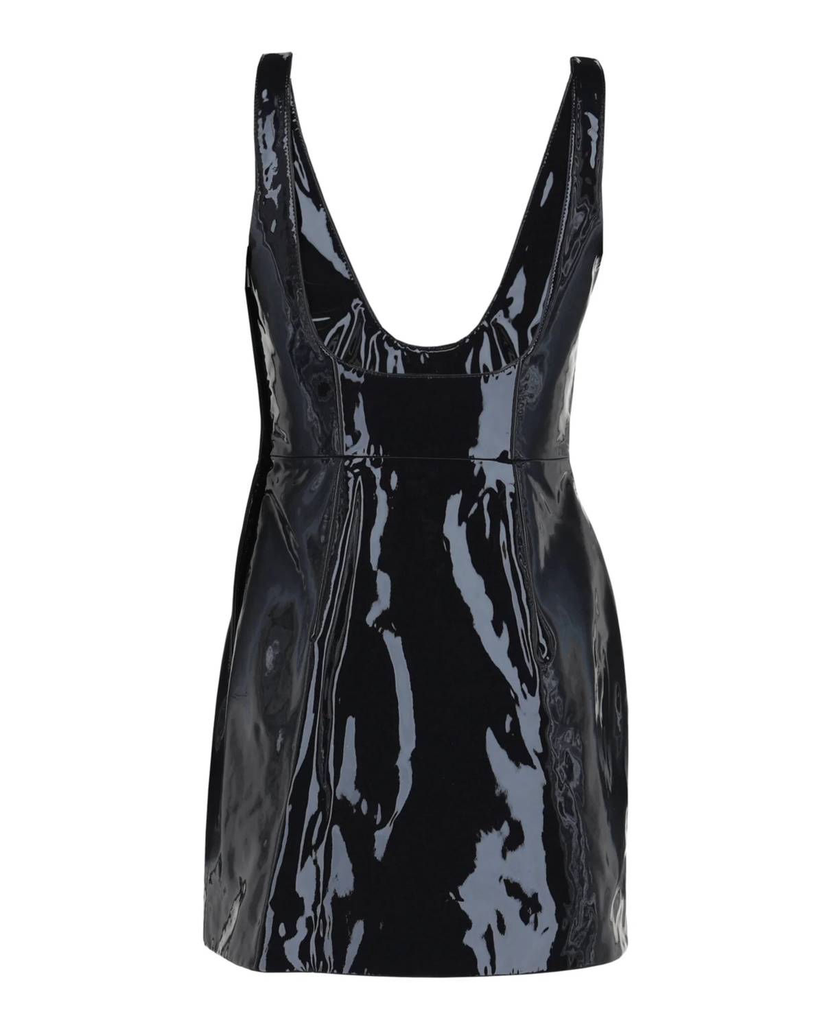 Salvatore Ferragamo - Women's Patent Leather Mini Dress