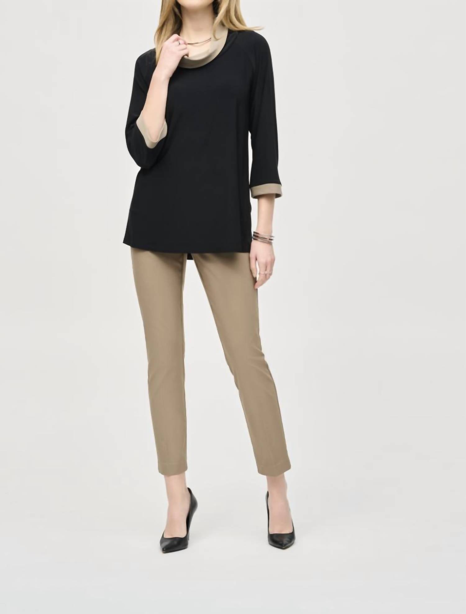 Joseph Ribkoff - Cowl Neck Knit Top