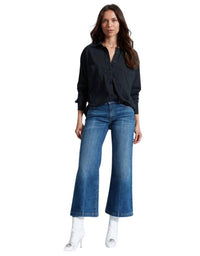 Askk Ny - Petite Wide Leg Jeans