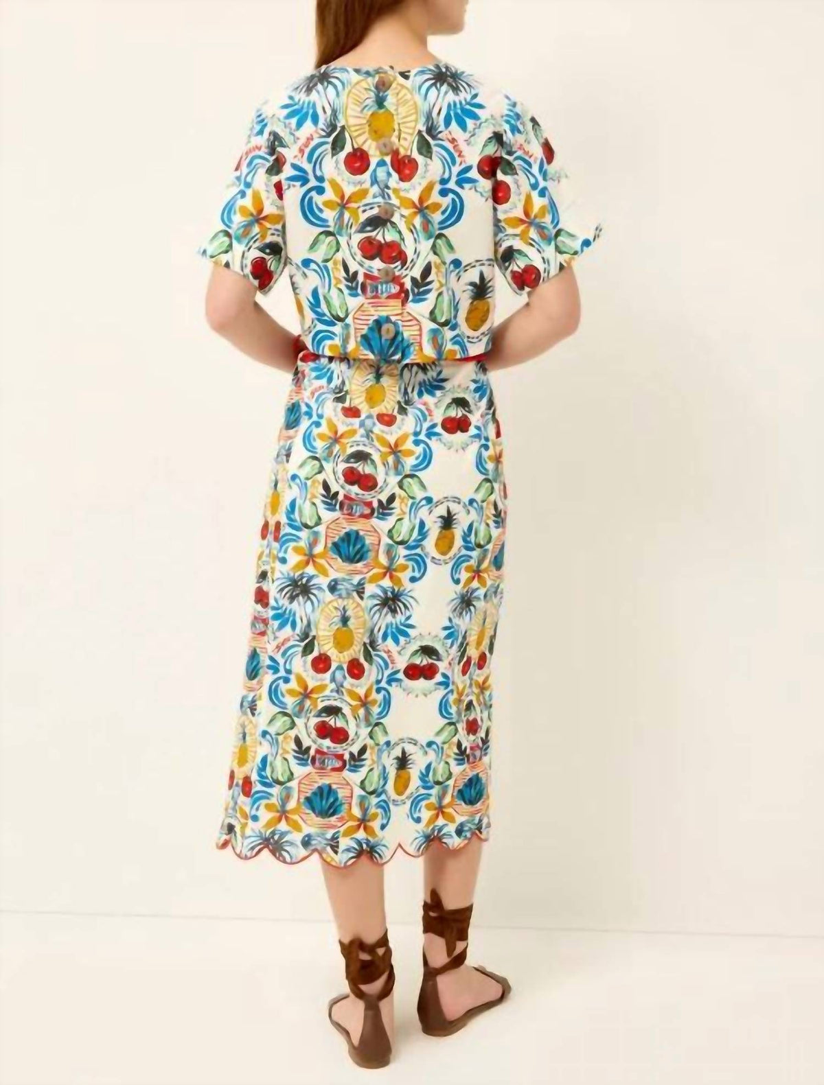 Marie Oliver - Drew Button Back Top