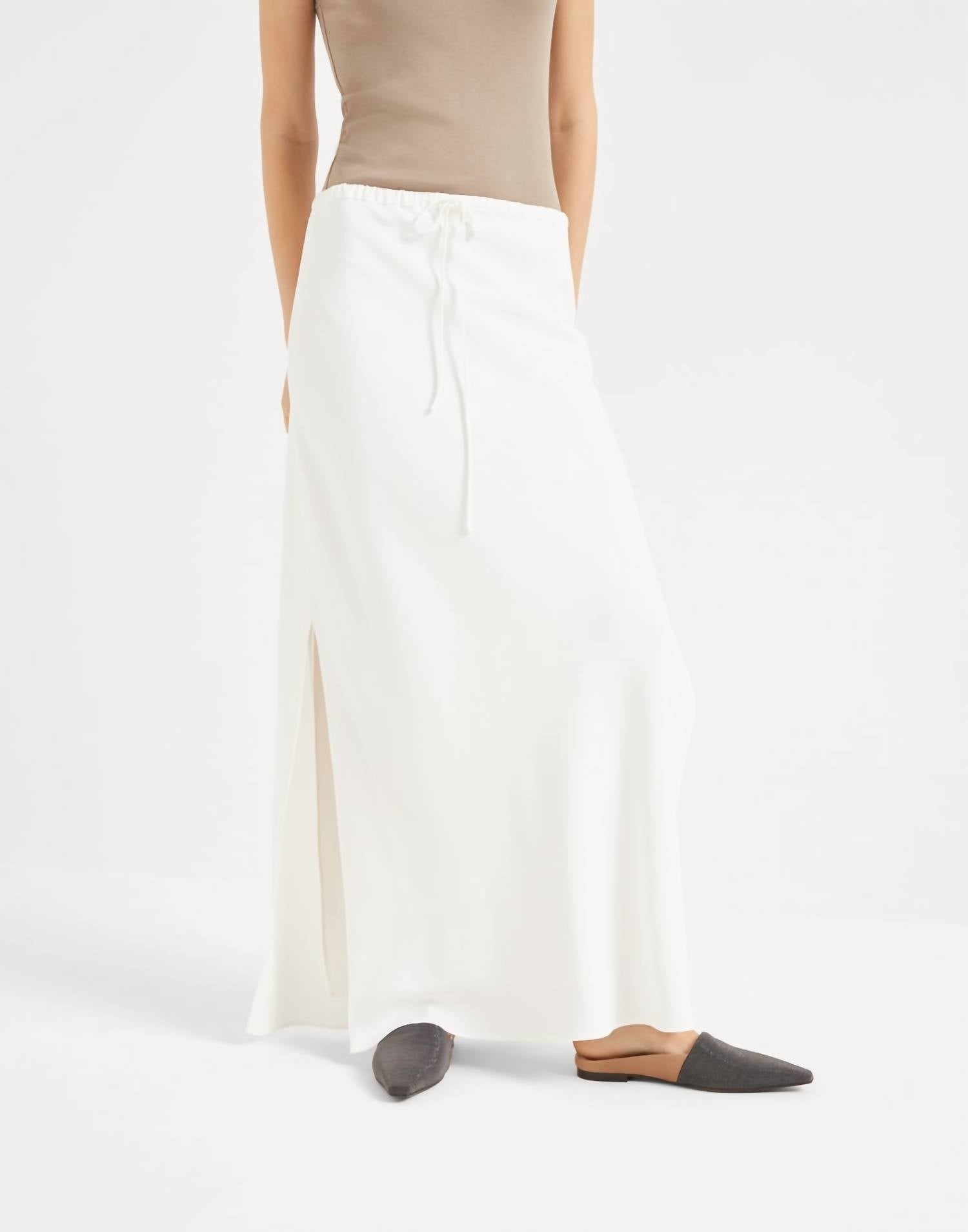 Brunello Cucinelli - Crepe Maxi Skirt