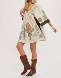 Bluivy - Boho Babydoll Dress