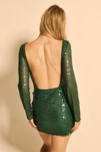 JEN'S PIRATE BOOTY Marmont Mini Dress in emerald city - women's dress - view 5