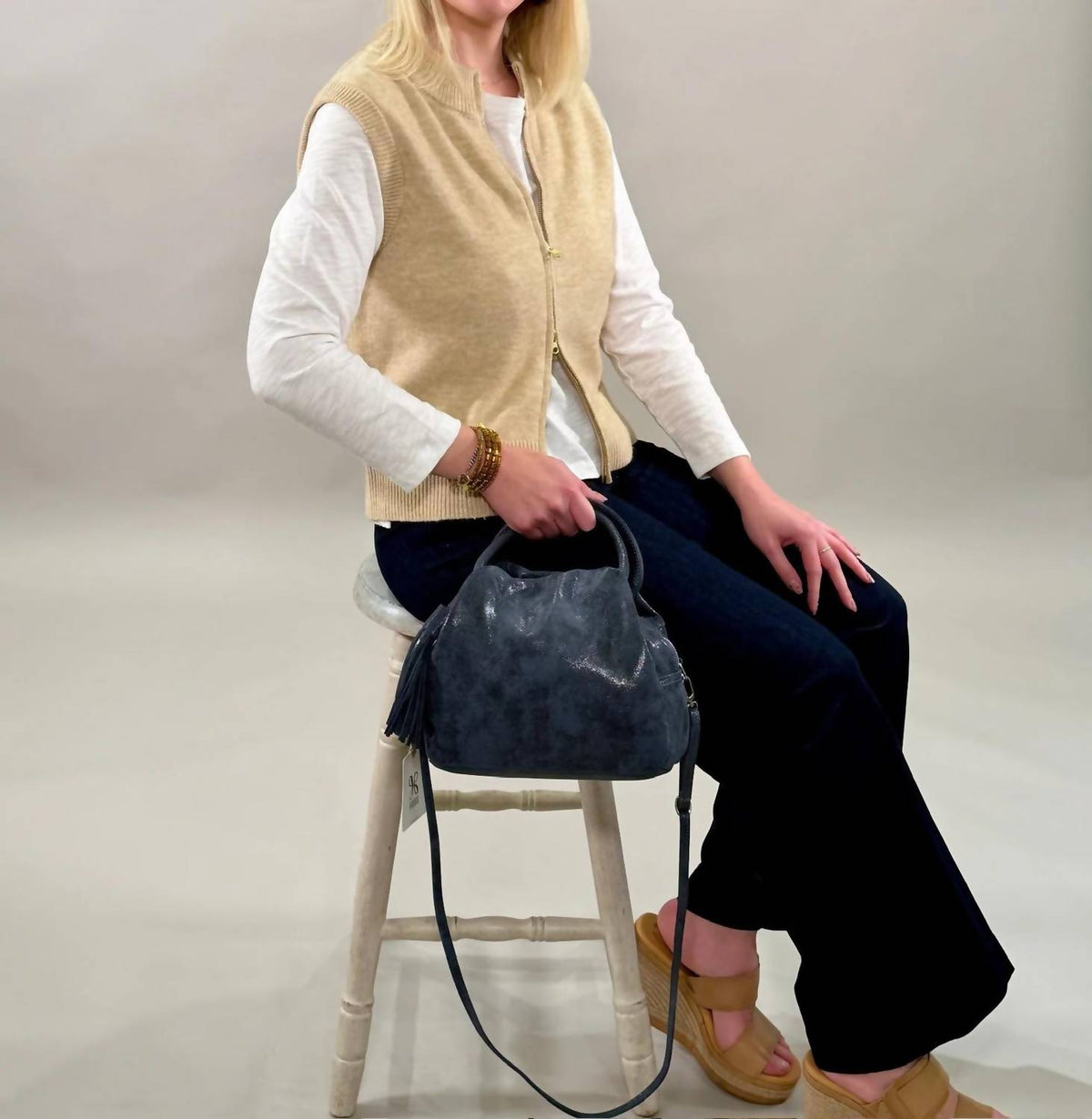 Elan - Cozy Staple Short Sleeve Sweater
